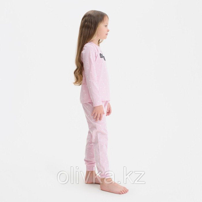 Пижама детская для девочки KAFTAN Sister, р.34 (122-128), розовый - фото 2 - id-p113235501