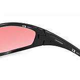 Очки Charger чёрные с розовыми линзами ANTIFOG ANSI Z87+, фото 3