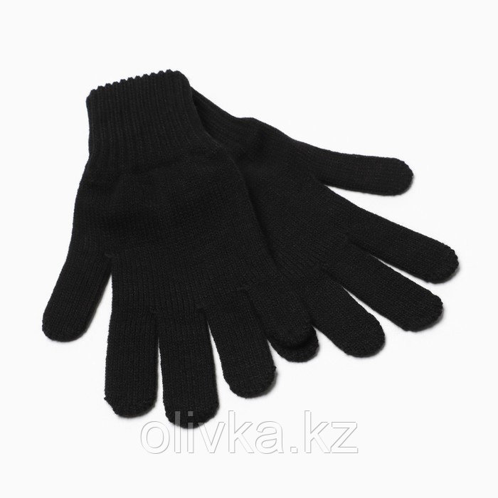 Перчатки женские, цвет чёрный, размер 18 - фото 2 - id-p113230940