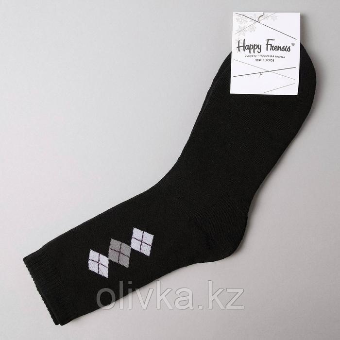 Носки мужские махровые, цвет чёрный, размер 27-29 - фото 3 - id-p113230944