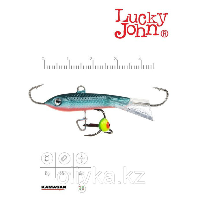 Балансир Lucky John CLASSIC 4.5, 5 см, 10 г, цвет 54 - фото 2 - id-p113231776
