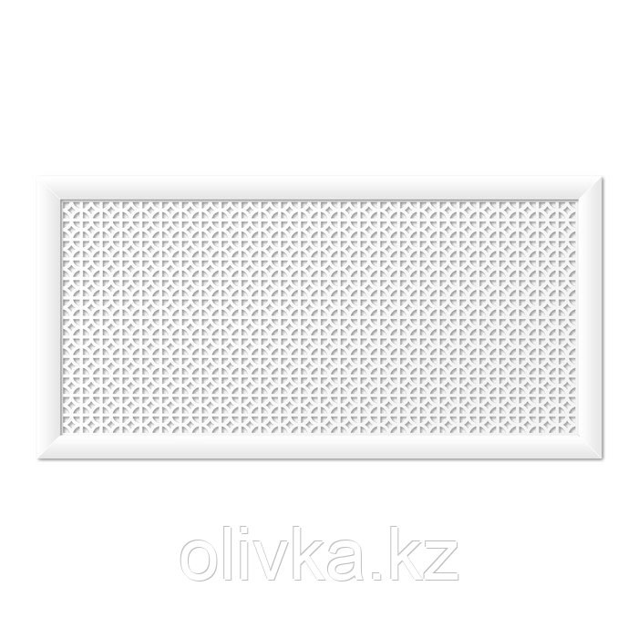 Экран для радиатора, Сусанна, белый, 120х60 см