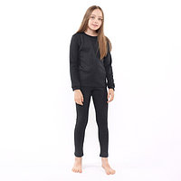 Термобельё для девочки (джемпер, брюки), цвет серый, рост 158 см