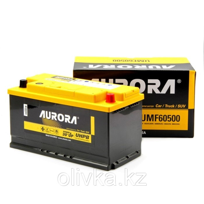 Аккумулятор AURORA DIN ULTRA UMF-60500 L5, 105 Ah, 850 A, 354x174x190, обратная полярность - фото 1 - id-p113235933