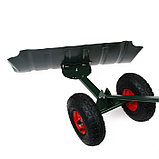 Движок оцинкованный, ковш 43 × 75 см, металлическая планка, специальные колёса, МИКС, фото 7