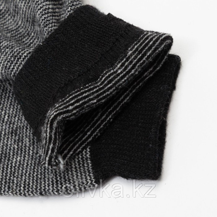 Носки мужские шерстяные, цвет чёрный, размер 43-46 - фото 3 - id-p113233090