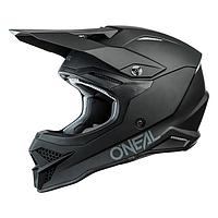 Шлем кроссовый O’NEAL 3Series SOLID, размер S, чёрный