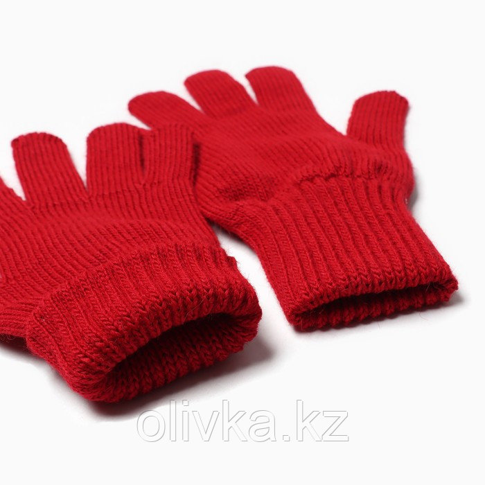 Перчатки женские, цвет красный, размер 18 - фото 3 - id-p113230994