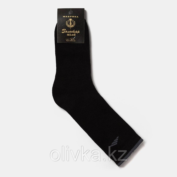 Носки мужские махровые QUARTET, цвет чёрный, размер 25-27 - фото 3 - id-p113230996