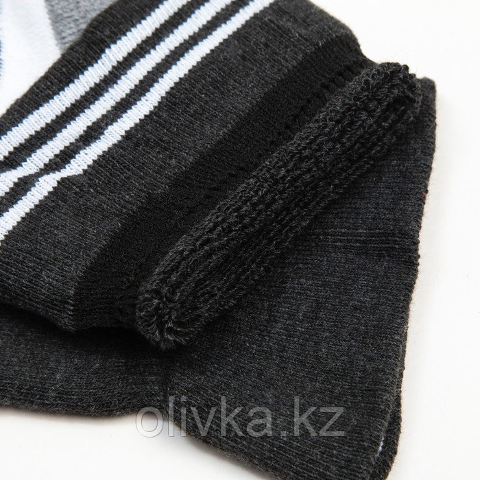 Носки женские махровые «Полоски», цвет серый, размер 23-25 - фото 4 - id-p113230998