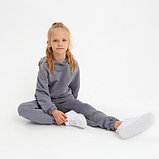 Костюм детский (худи, брюки) MINAKU цвет серый, рост 104, фото 5