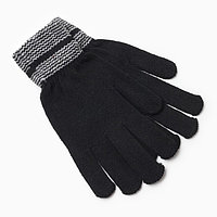 Перчатки мужские утепленные S 126 XL ( black) , цвет черный, р-р 24