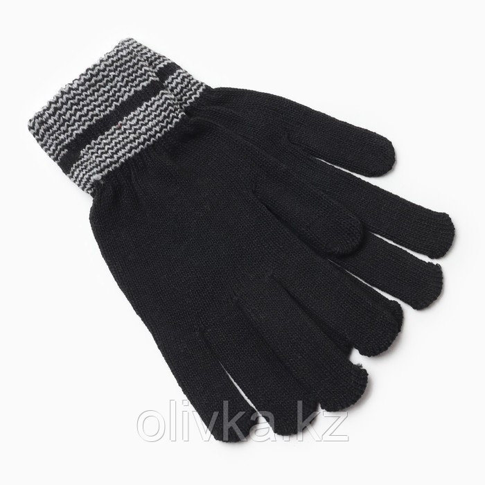 Перчатки мужские утепленные S 126 XL ( black) , цвет черный, р-р 24 - фото 1 - id-p113238883