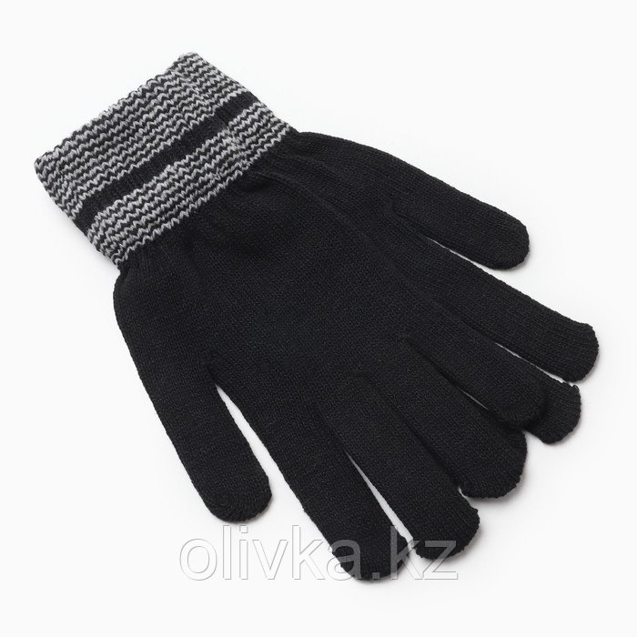 Перчатки мужские утепленные S 126 XL ( black) , цвет черный, р-р 24 - фото 2 - id-p113238883