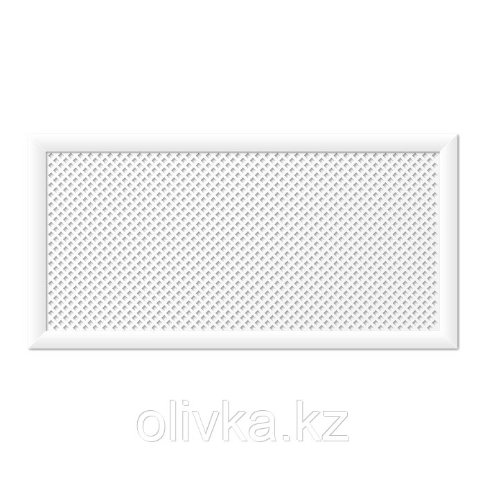 Экран для радиатора, Глория, белый, 120х60 см - фото 1 - id-p113231021