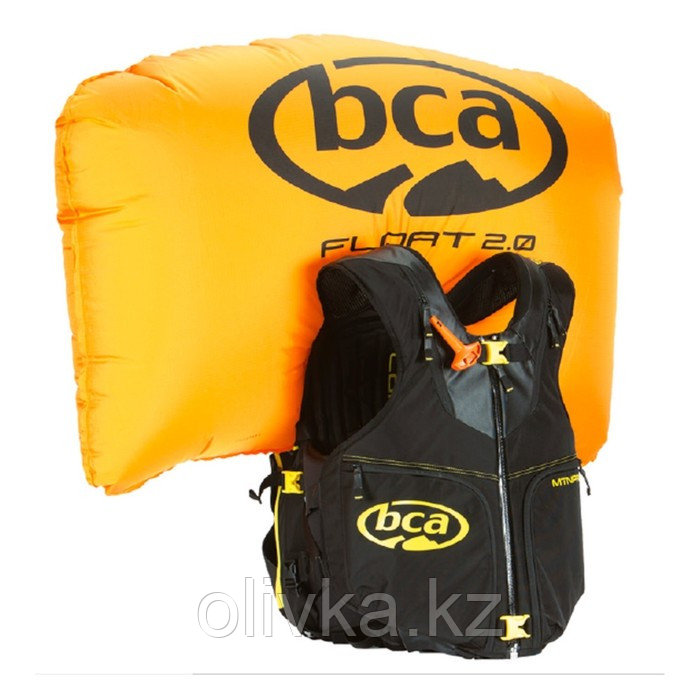 Жилет защитный с лавинным рюкзаком BCA Float MtnPro 2.0, размер M-L, чёрный, жёлтый - фото 1 - id-p113231043