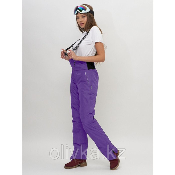 Брюки горнолыжные женские, размер 50, цвет фиолетовый - фото 3 - id-p113239929