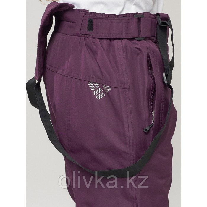 Брюки горнолыжные женские, размер 54, цвет тёмно-фиолетовый - фото 8 - id-p113239930