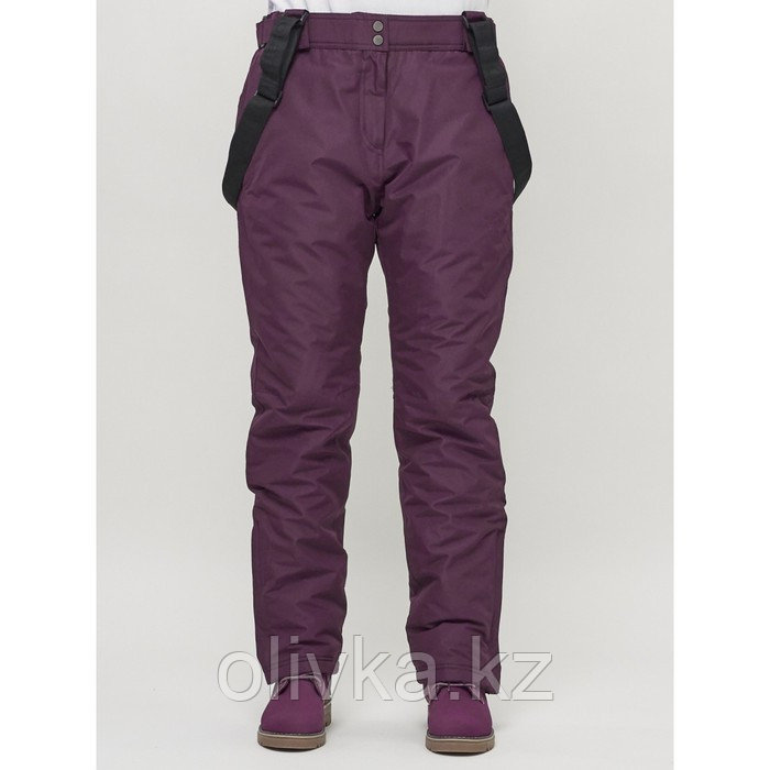 Брюки горнолыжные женские, размер 54, цвет тёмно-фиолетовый - фото 10 - id-p113239930