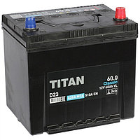 Titan Classic 60АЧ 6СТ-60.0 VL D23L аккумуляторлық батареясы, кері полярлығы