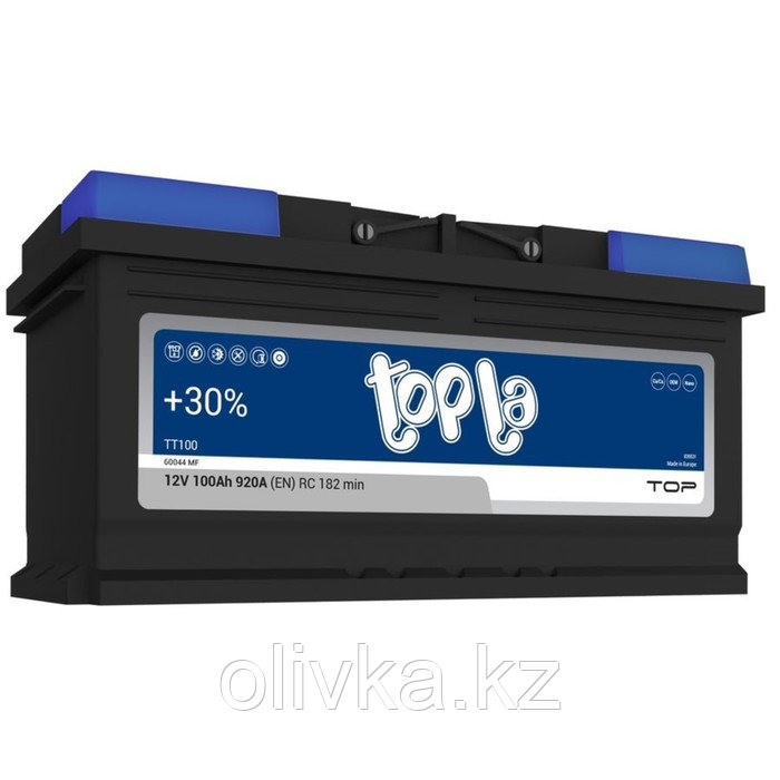 Аккумуляторная батарея Topla 100 Ач TOP TT 100.0, обратная полярность - фото 1 - id-p113234898