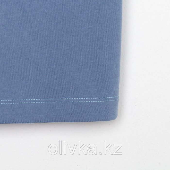 Пижама женская (футболка и брюки) KAFTAN "Basic" размер 40-42, цвет синий - фото 8 - id-p113234432