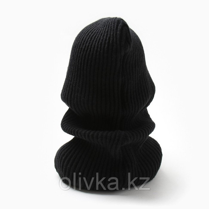 Капор женский MINAKU one size 52-58 черный - фото 2 - id-p113238021