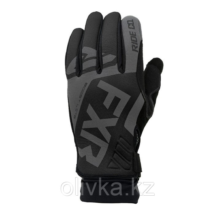 Перчатки FXR Boost Lite, размер 2XL, чёрный