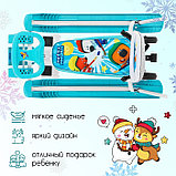 Снегокат с колёсами «Тимка спорт 6 Ми-ми-мишки», с родительской ручкой, со спинкой и ремнём безопасности, цвет, фото 3