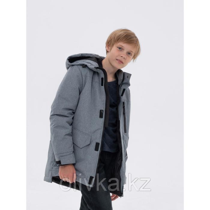 Куртка для мальчика, рост 152 см, цвет серый - фото 9 - id-p113232645