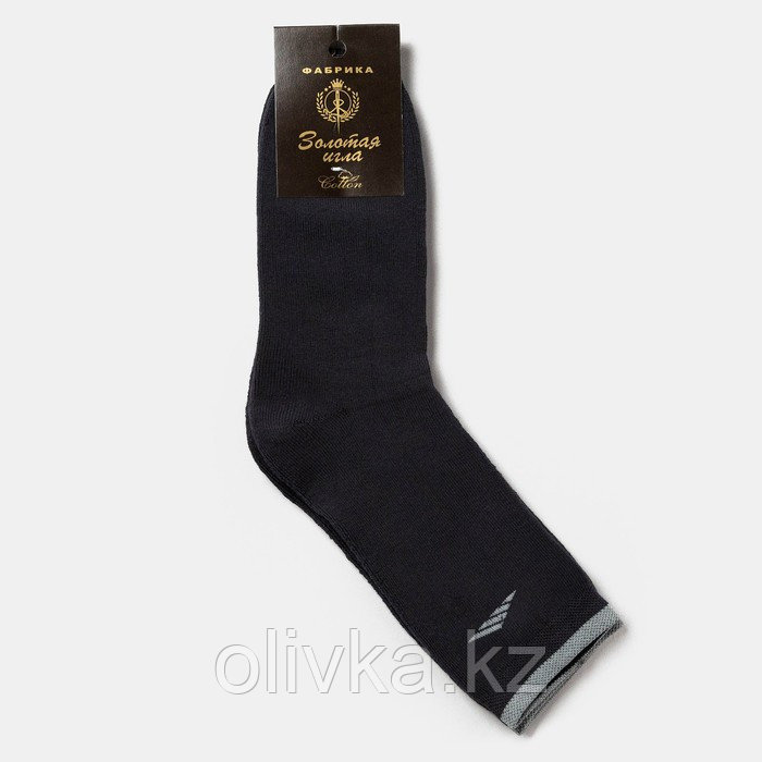 Носки мужские махровые QUARTET, цвет тёмно-серый, размер 25-27 - фото 3 - id-p113231131