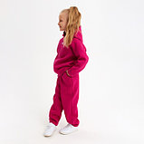 Костюм детский (худи, брюки) MINAKU: Basic Line KIDS, oversize, цвет фуксия, рост 158, фото 5