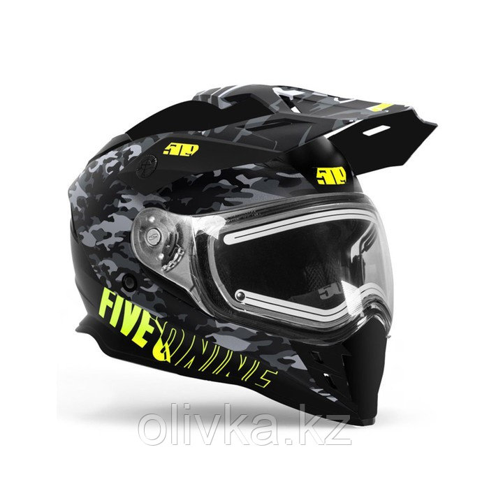 Шлем 509 Delta R3L с подогревом, размер M, чёрный, жёлтый, камуфляж - фото 3 - id-p113234513