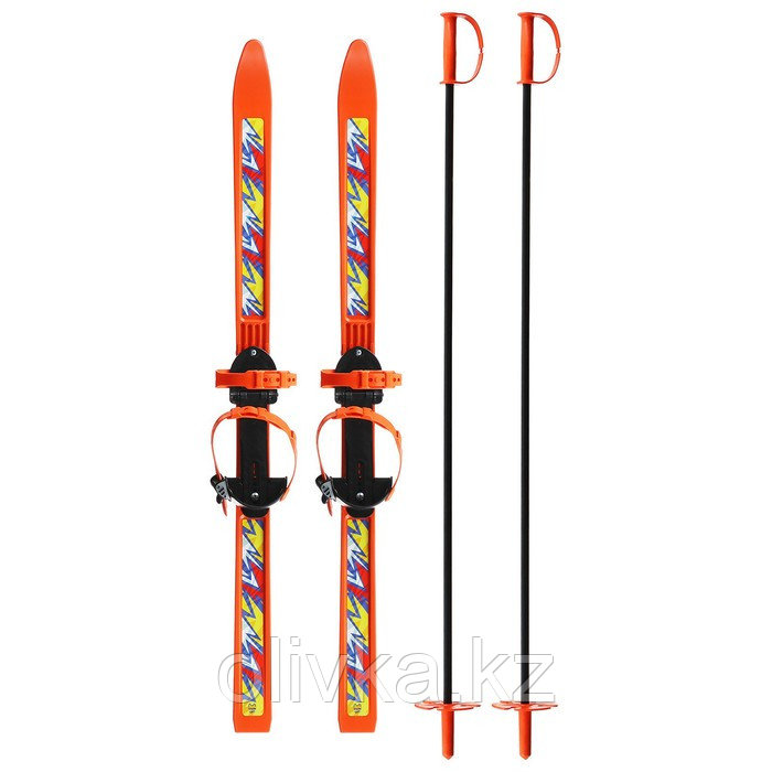 Комплект лыжный детский: лыжи 100 см, палки 100 см - фото 5 - id-p113240028