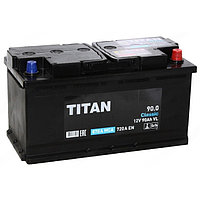 Аккумуляторная батарея Titan Classic 90 Ач, 6СТ-90.0 VL, обратная полярность