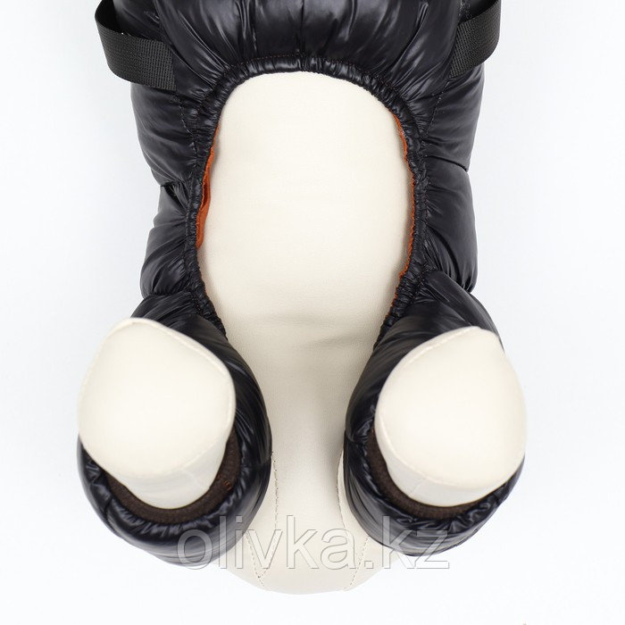 Комбинезон для собак со шлейкой "Моден", размер 8 (ДС 23, ОГ 30, ОШ 22 см), чёрный - фото 6 - id-p113238075