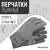 Перчатки лыжные ONLYTOP модель 2099, р. L