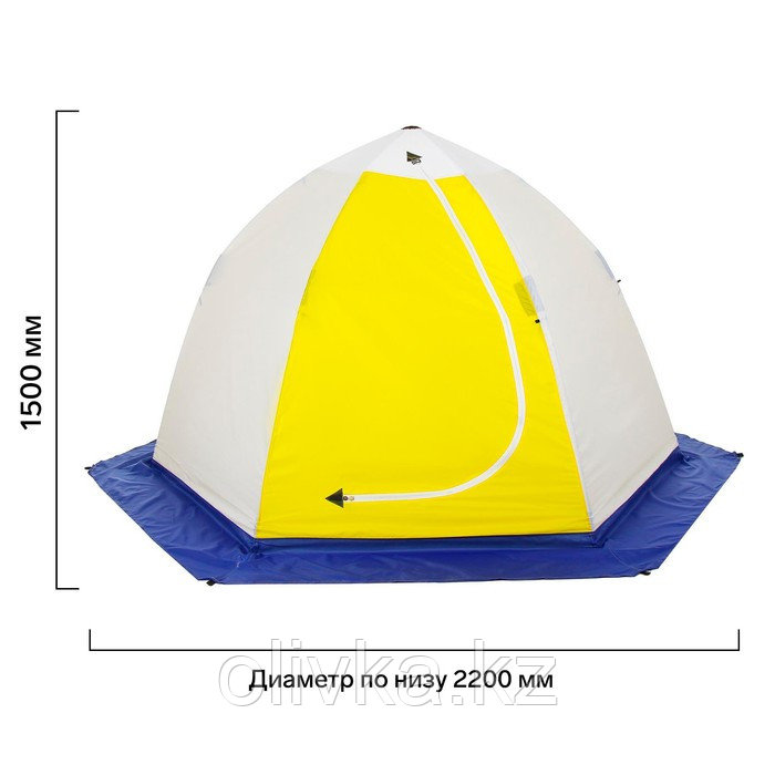Палатка зимняя "СТЭК" Elite 2-местная с дышащим верхом - фото 2 - id-p105780915
