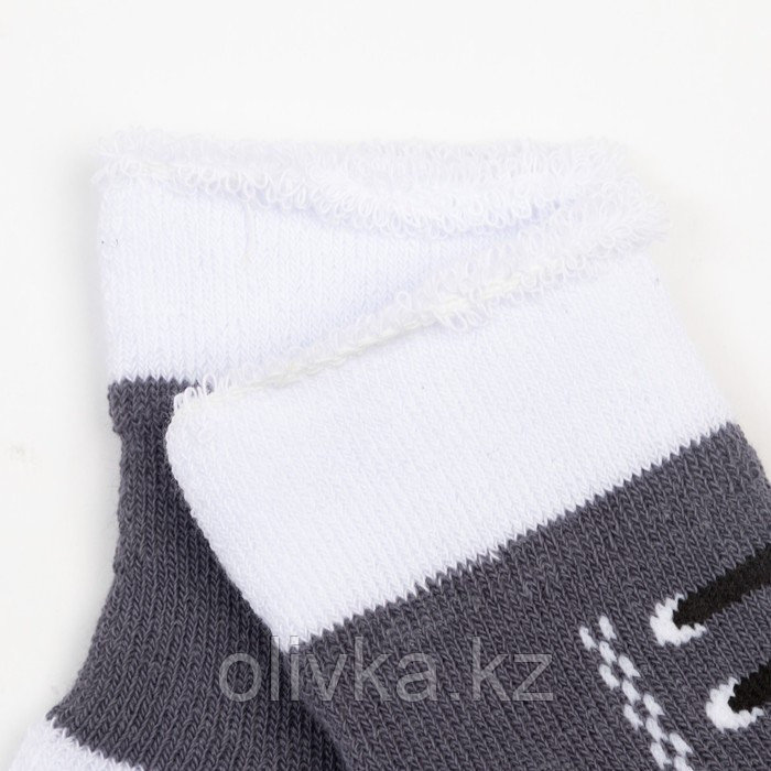 Носки детские махровые, цвет серый, размер 6 - фото 2 - id-p113233151