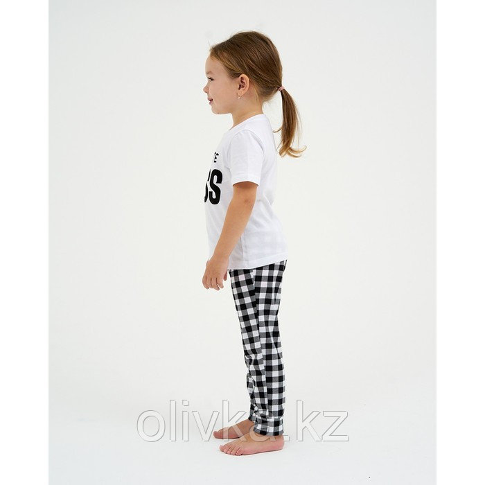 Пижама детская для девочки KAFTAN "Boss" рост 122-128 (34) - фото 2 - id-p113234095