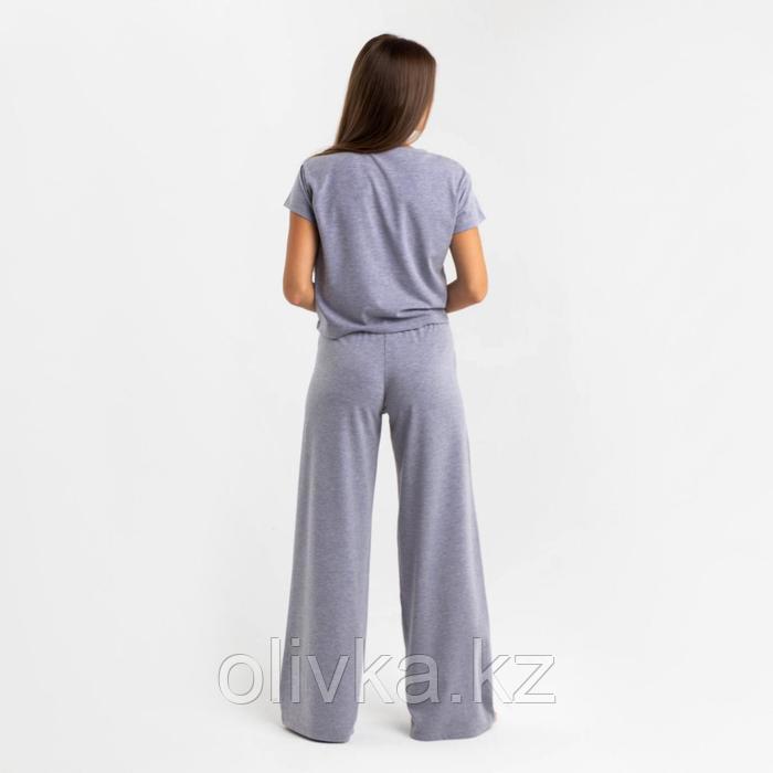 Комплект женский (футболка и брюки) KAFTAN "Basic" р. 44-46, серый - фото 5 - id-p113233164