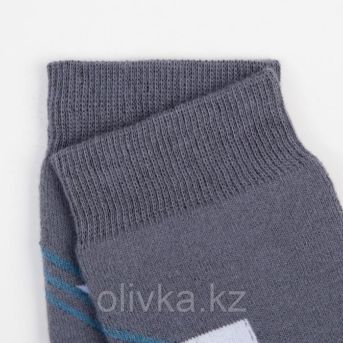 Носки детские махровые, цвет серый, размер 22-24 - фото 4 - id-p113229289