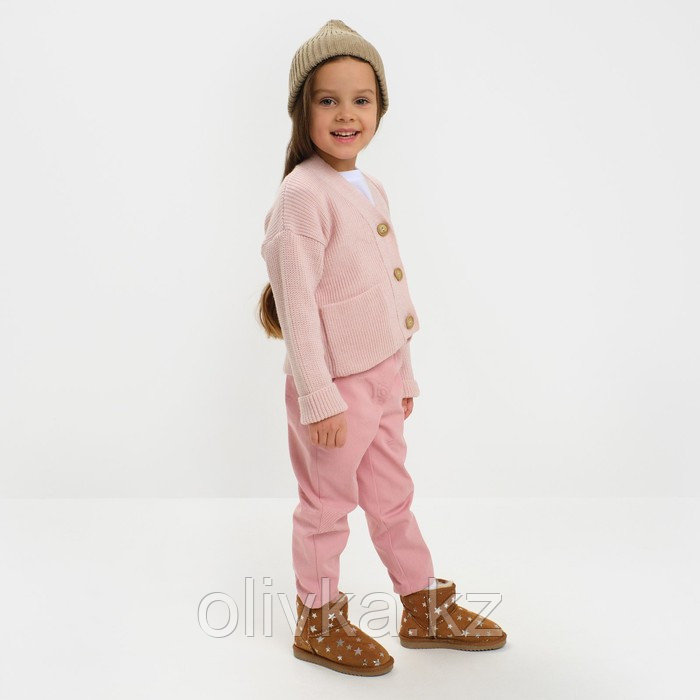 Кардиган детский KAFTAN, р. 28 (86-92 см), розовый - фото 7 - id-p113236083