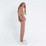 Костюм женский (джемпер, брюки) MINAKU: Casual Collection цвет бежевый, размер 46, фото 3