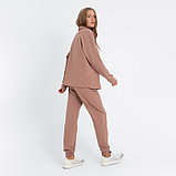 Костюм женский (джемпер, брюки) MINAKU: Casual Collection цвет бежевый, размер 46, фото 4