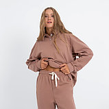 Костюм женский (джемпер, брюки) MINAKU: Casual Collection цвет бежевый, размер 46, фото 5
