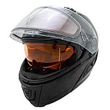 Шлем снегоходный ZOX Condor, двойное стекло, глянец, размер L, чёрный, фото 5
