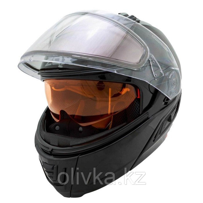 Шлем снегоходный ZOX Condor, двойное стекло, глянец, размер L, чёрный - фото 5 - id-p105784229
