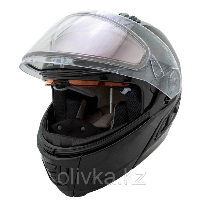 Шлем снегоходный ZOX Condor, двойное стекло, глянец, размер L, чёрный - фото 6 - id-p105784229