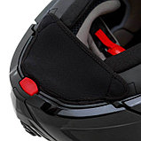 Шлем снегоходный ZOX Condor, двойное стекло, глянец, размер L, чёрный, фото 9